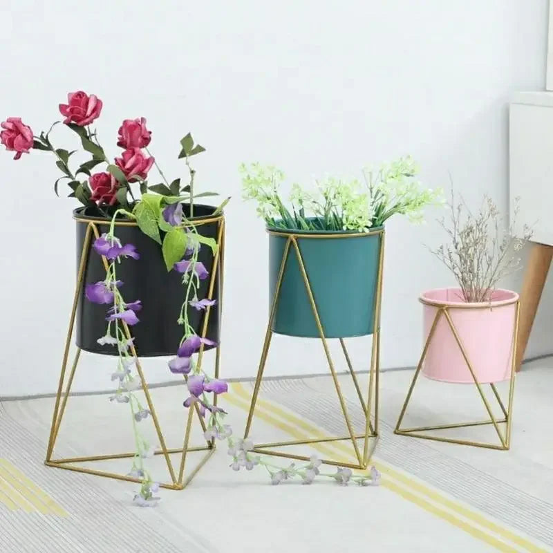 support en fer forgé pour plantes et fleurs d'intérieur élégant - vue 5 sur 18
