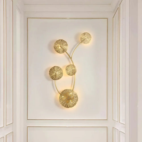 applique murale led dorée design moderne décoration intérieure