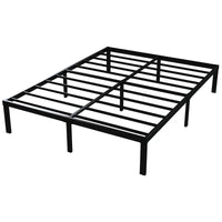 Wholesale Durable Bed Frames Queen Size Bed Base Full Size Double Twin Bedframe With LED Light Strip, Outlets And USB Ports