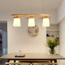 suspension moderne en bois nordique style japonais pour espaces contemporains