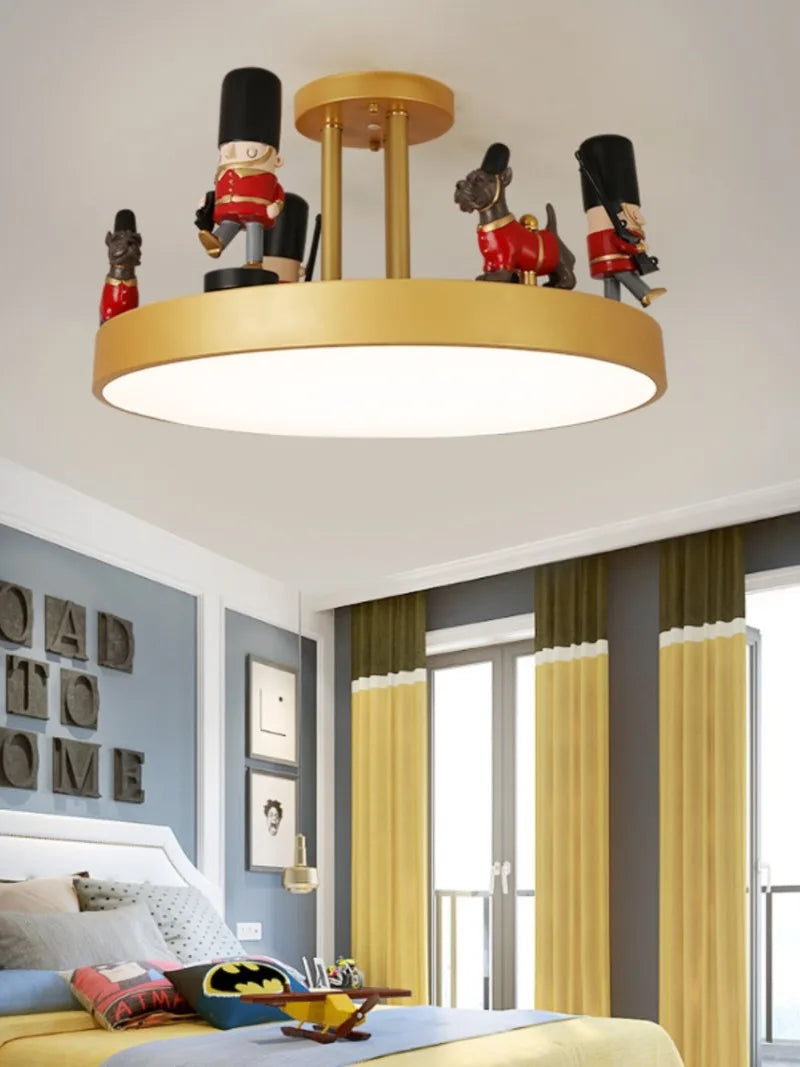 plafonnier led créatif pour enfant design nordique protecteur des yeux - vue 3 sur 7