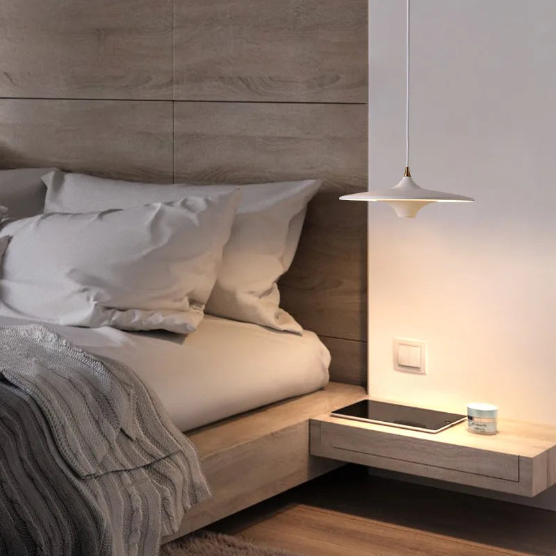 suspension design simple soucoupe volante led intérieur - vue 3 sur 11