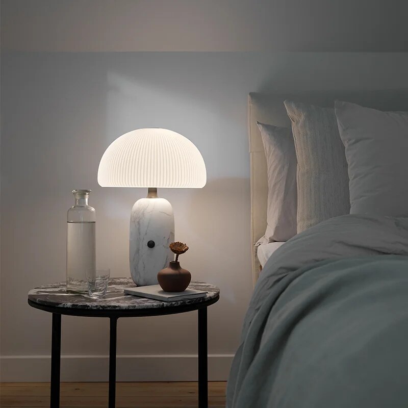 Lampe de table en marbre Simple et luxueuse - vue 4 sur 7