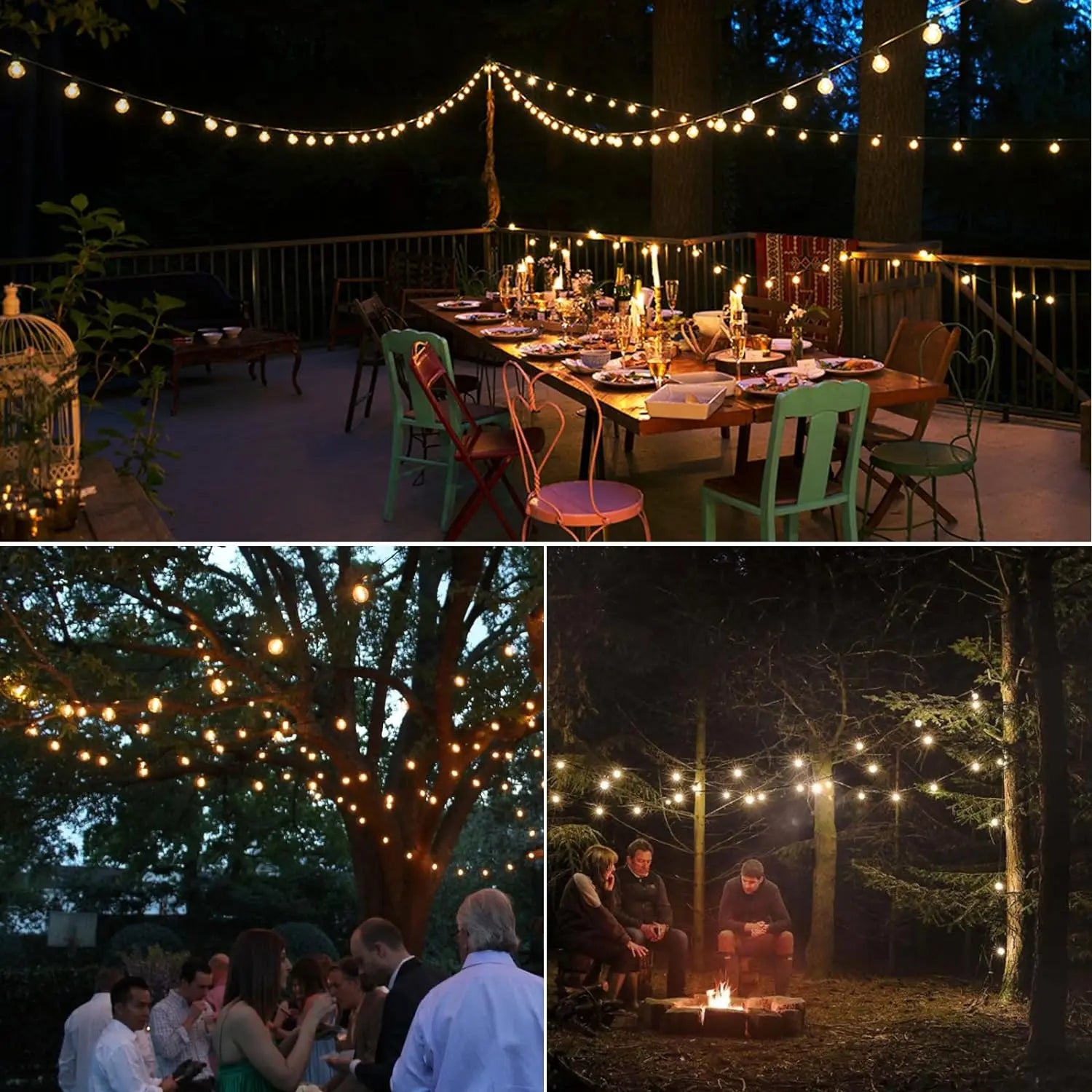 guirlande lumineuse incassable connectable pour décoration extérieure - vue 4 sur 10