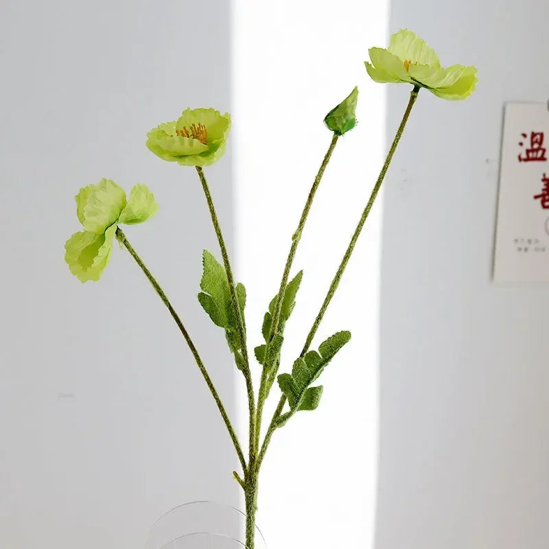 fleurs artificielles coquelicots pour mariage et décoration intérieure - vue 25 sur 25