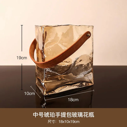 vase en verre terrarium hydroponique décoration moderne pour plantes - vue 9 sur 9