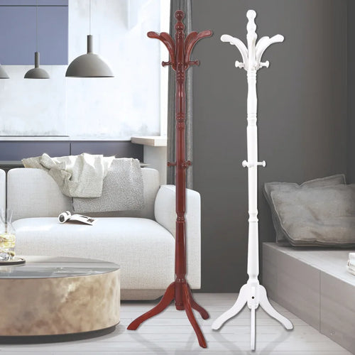 porte-vêtements en bois massif pour hôtel et maison rangement pratique - vue 3 sur 15