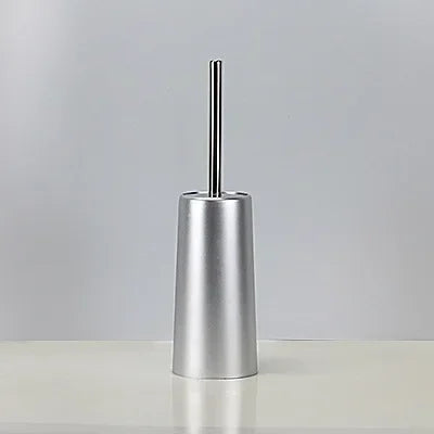 brosse de toilette de luxe avec support doré pour salle de bain - vue 8 sur 10