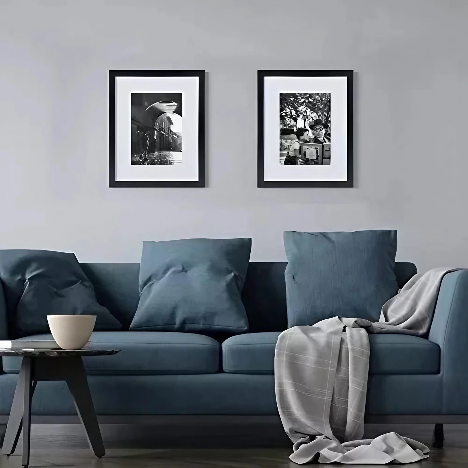Versatile photo frames in different sizes, suitable for wall or table display, modern design, suitable for home (Black) - vue 6 sur 7