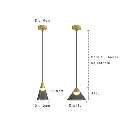 Lamp Modern Pendant Light, 1-Light Gold LED Pendant Light Fixture For Kitchen Island Bedroom Hallway Dining Room Living Room Ca