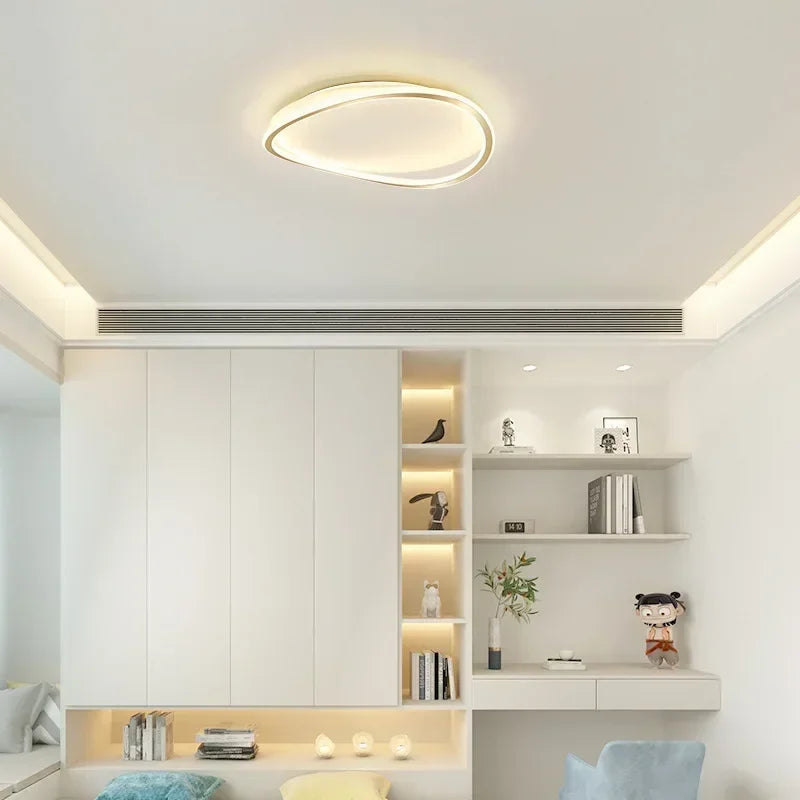 Plafond moderne à LEDs lustre lampe pour salon salle à manger chambre enfants chambre salle d'étude décor à la maison luminaire Lustre