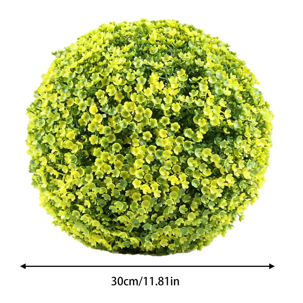boules de topiaire en gazon artificiel pour décoration extérieure - vue 11 sur 14