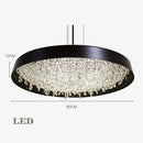 Modern minimalist crystal chandelier for interior decoration