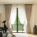 Rideau occultant floral style français pour salon chambre