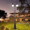 lampadaire extérieur rétro étanche style européen pour jardin