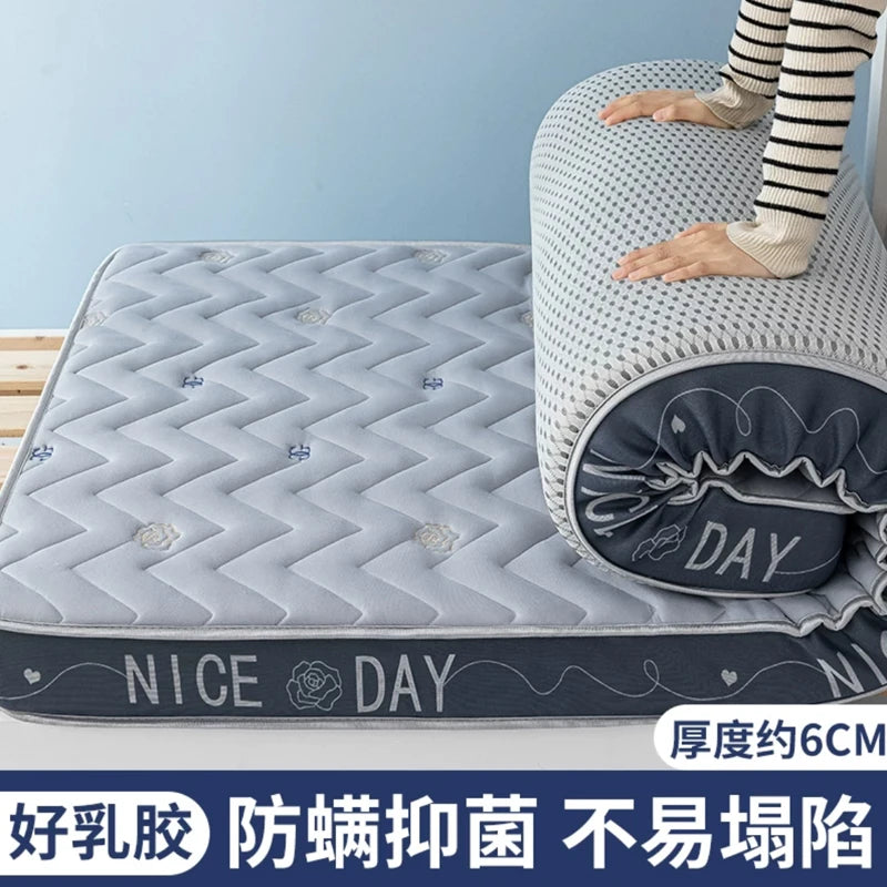matelas en mousse à mémoire de forme pliable épais et chaud - vue 8 sur 9