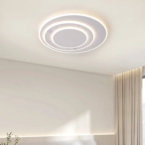 Modern LED ceiling light with remote control and dimmable brightness