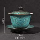 Assiettes plates ceramique style retro kiln sushi dessert