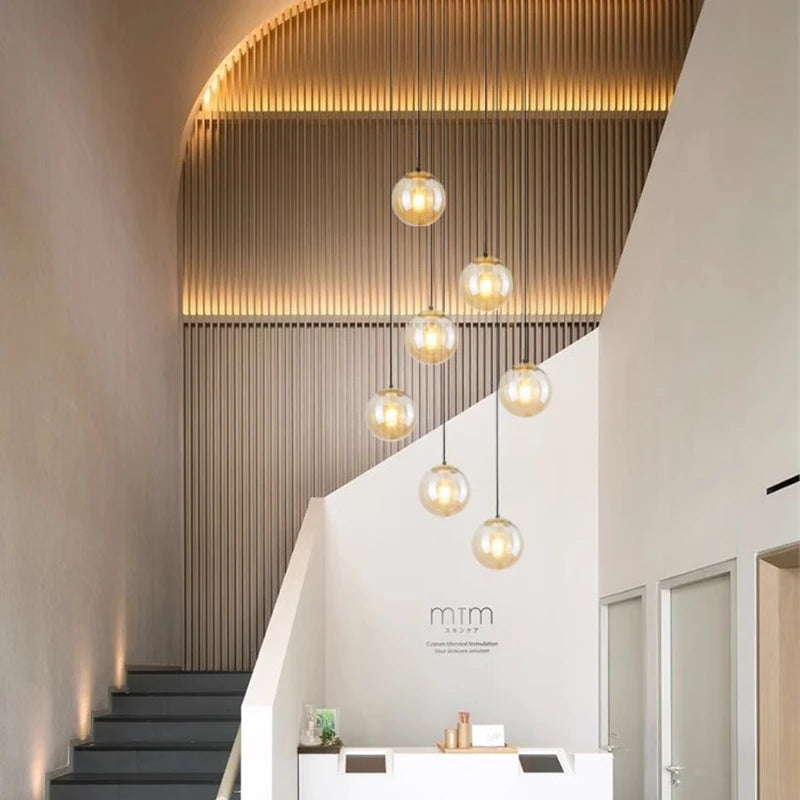 Nordique décor à la maison salle à manger suspension lumières éclairage intérieur plafonnier suspension lustre lampes pour salon - vue 3 sur 24