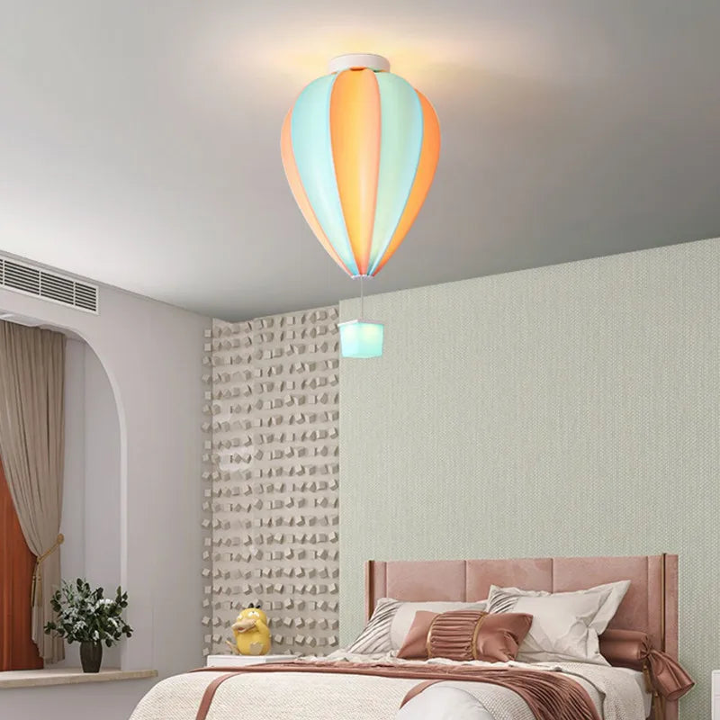 plafonnier ballon à air chaud design mignon avec télécommande - vue 5 sur 16