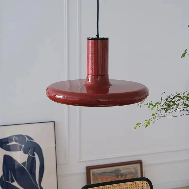 plafonnier led suspendu ovni style nordique retro décoratif intérieur - vue 4 sur 7