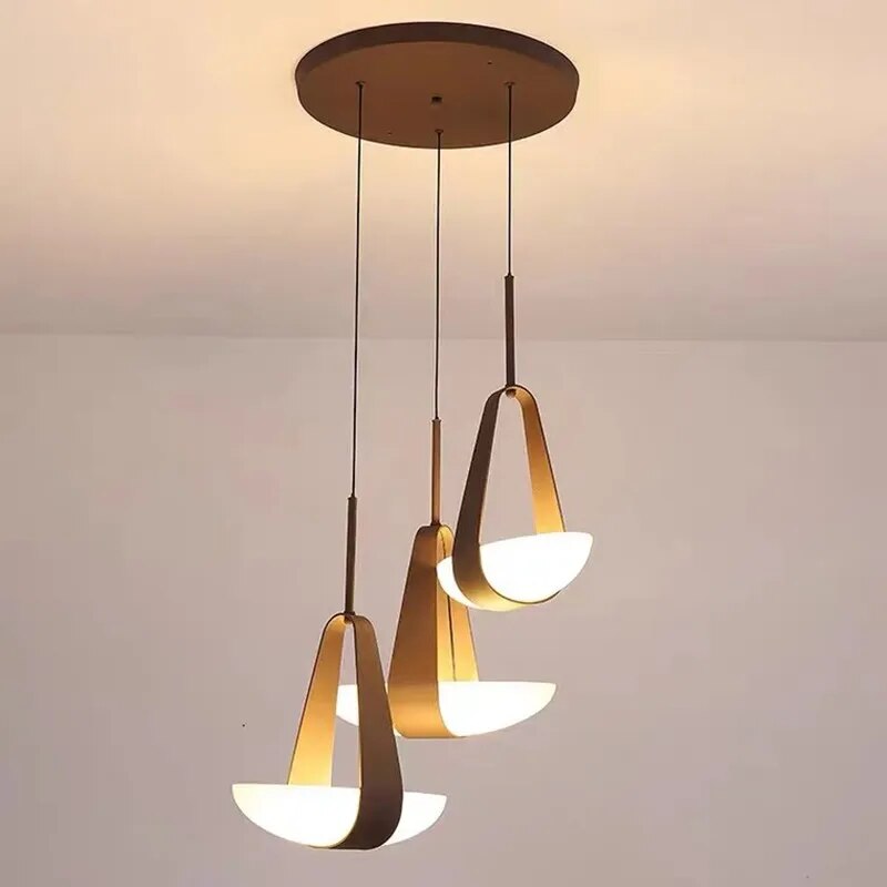 Lustre Led de style nordique - vue 4 sur 7