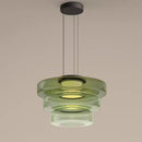 Designer glass pendant light for modern minimalist decor
