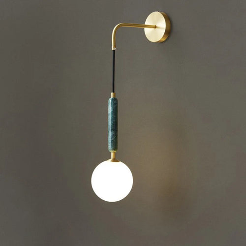 Applique murale led en marbre design nordique moderne décorative