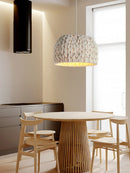 lustre nordique en corde tissée à la main pour éclairage intérieur