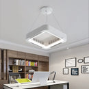 plafonnier led moderne avec ventilateur et télécommande