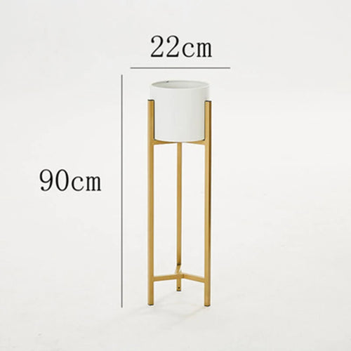 supports de plantes nordiques en fer pour extérieur