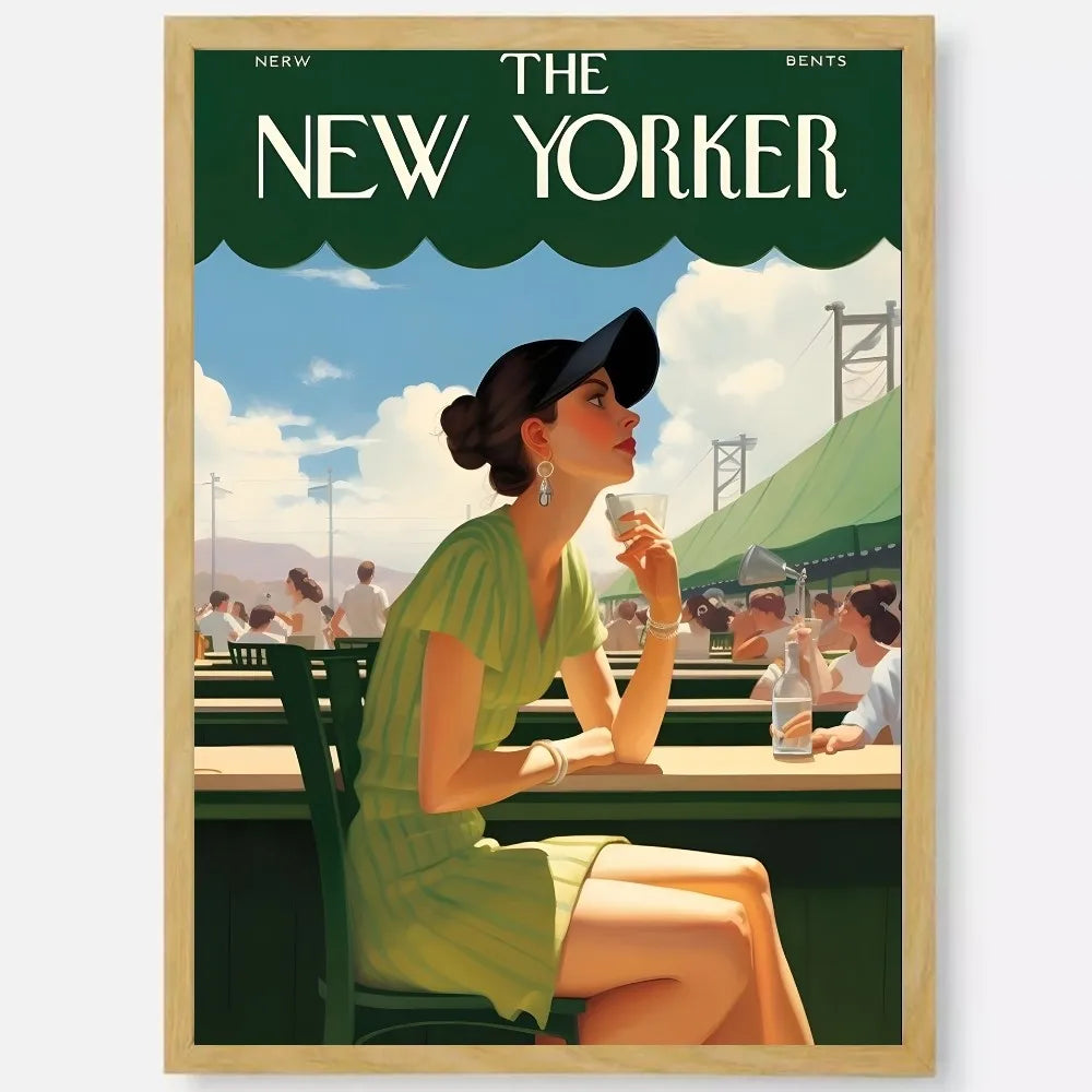 affiche new yorker autocollant étanche décoration esthétique murale