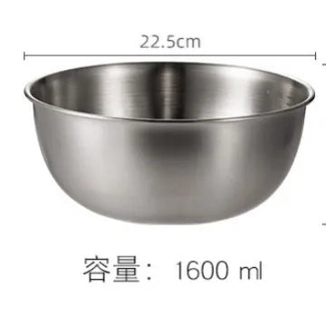 Bol inox épais gradué multifonction cuisine pâtisserie