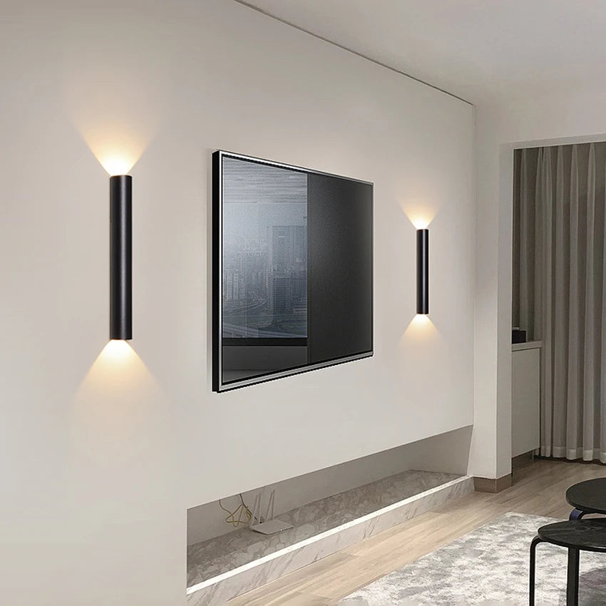 applique murale led en aluminium haut et bas au40 - vue 5 sur 8