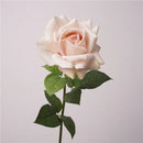 High quality artificial rose branch realistic floral decoration