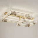 Plafonniers Led modernes à intensité variable pour salon Lustre cristal plafonnier chambre luxe plafonniers luminaires
