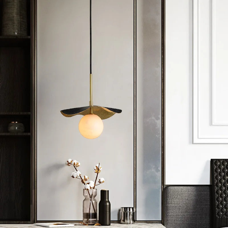 Cloud stone bedside pendant lamp, modern new Chinese style creative designer, bar and restaurant lamp, minimalist - vue 4 sur 6