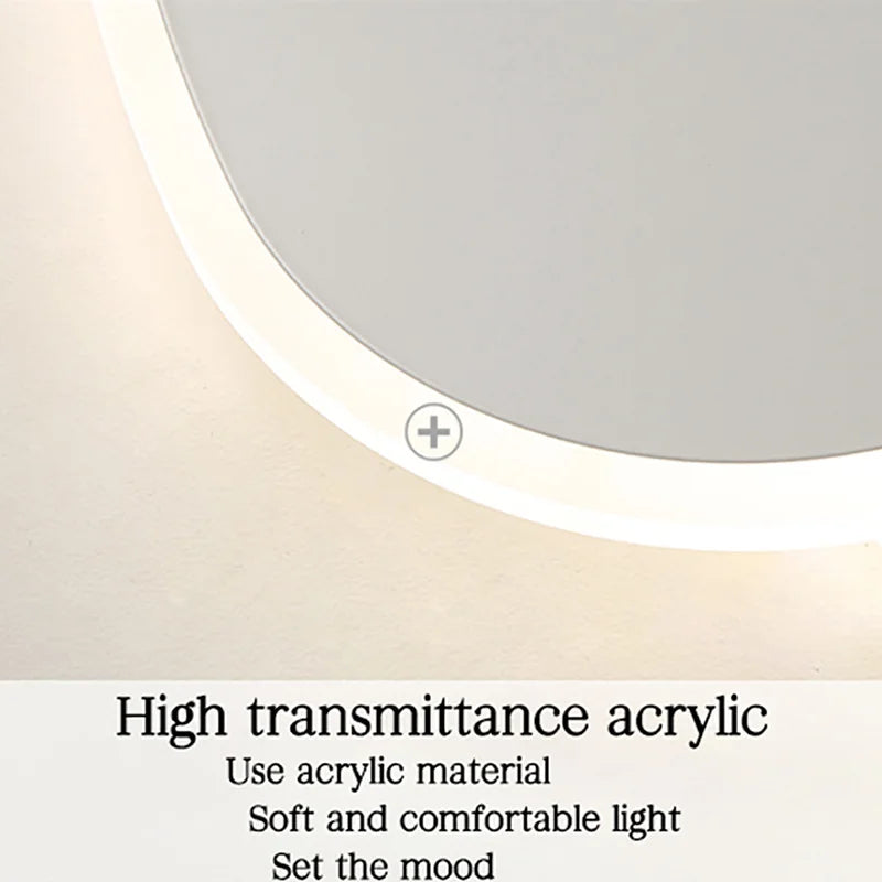 plafonniers led triangle pour décoration intérieure luminaire - vue 3 sur 10