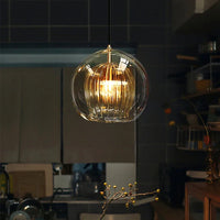 suspension en verre nordique moderne pour décoration intérieure