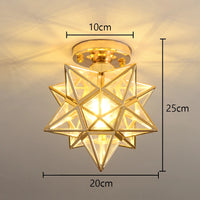 plafonnier moderne en cristal avec éclairage led intérieur