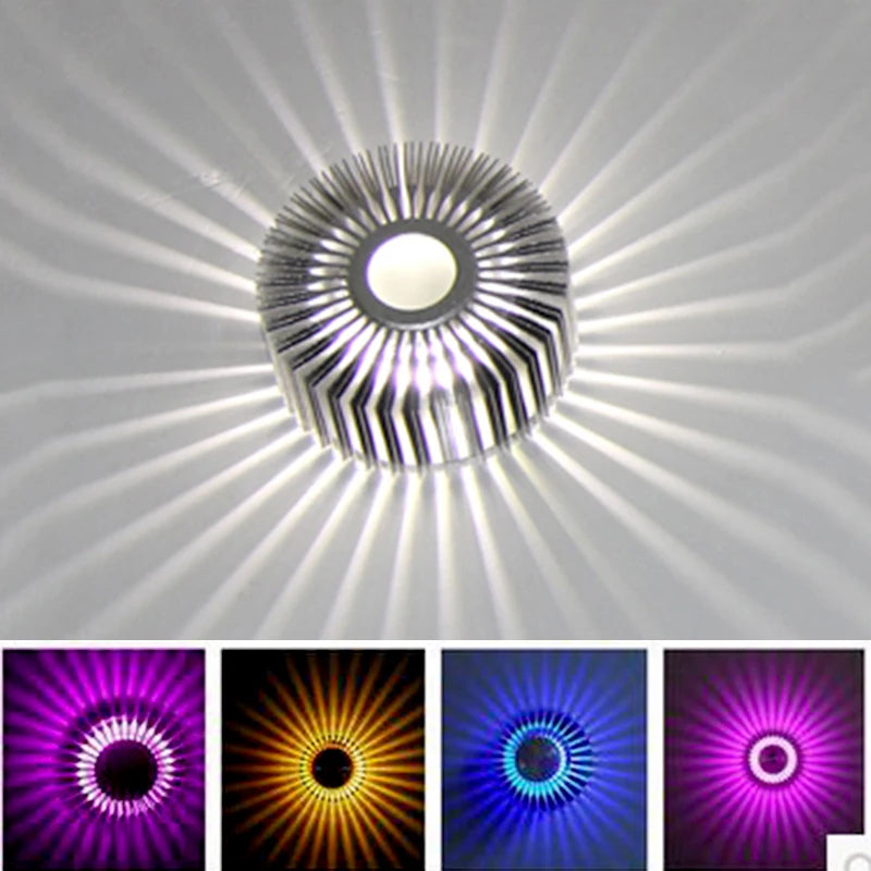 Plafonnier LED coloré en aluminium au design moderne - vue 3 sur 7