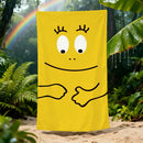 serviette de plage barbapapa cartoon douce séchage rapide