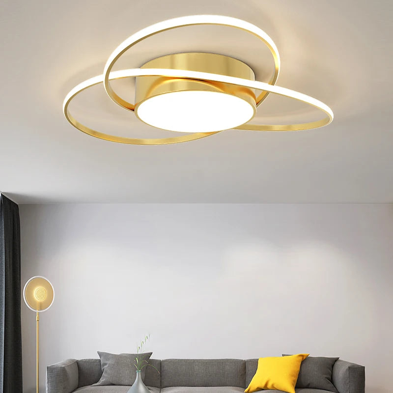 lustre moderne led pour décoration intérieure nordique élégante - vue 7 sur 21