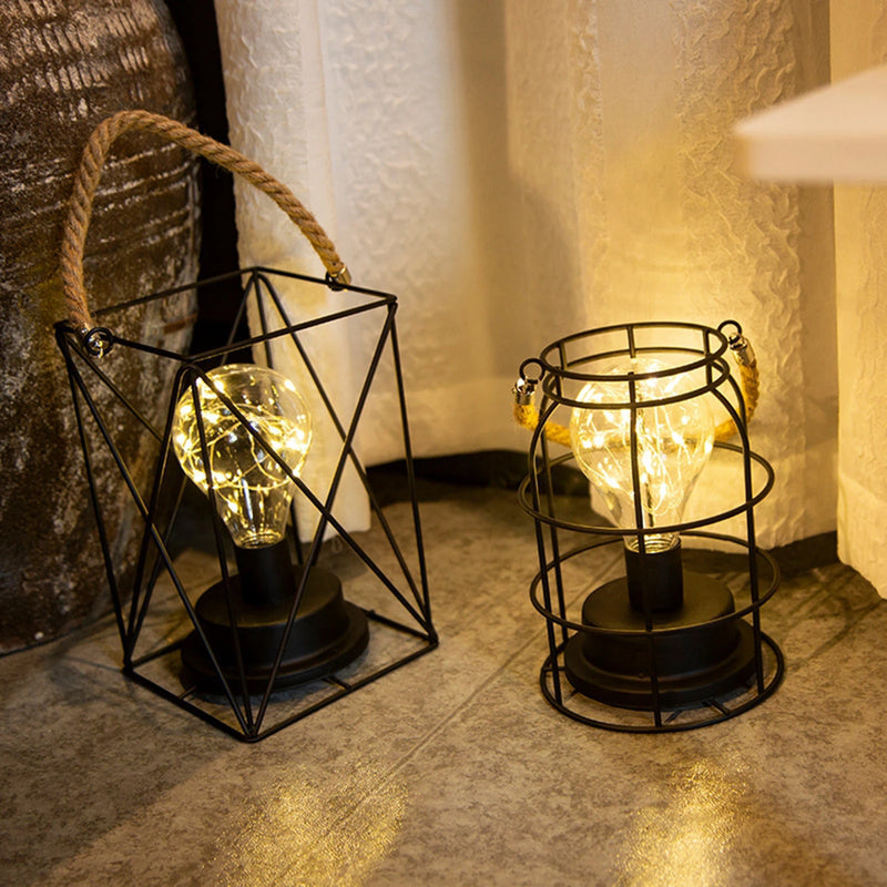 rétro-fer-forgé-lampe-table-bureau-lecture-veilleuse