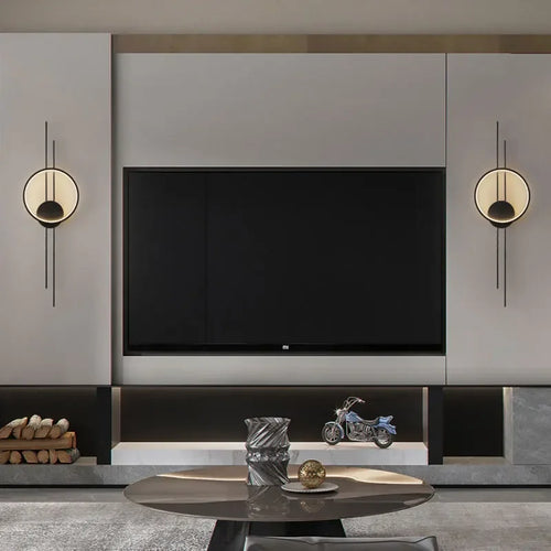 Minimalist Nordic design modern creative wall light for interiors - vue 7 sur 10