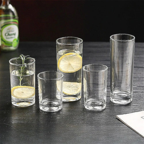 Verres cocktail design épuré plusieurs contenances résistants chaleur