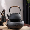 bouilloire fonte style kung fu chinois avec filtre