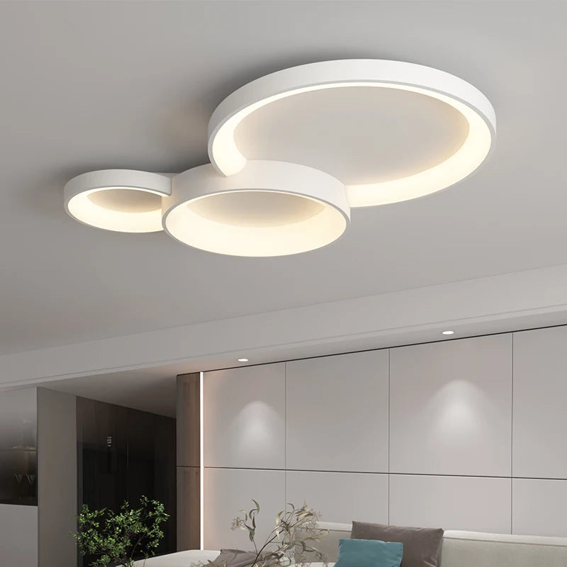 Modern minimalist cloud-shaped LED lamp - vue 3 sur 15