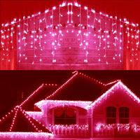 guirlande lumineuse extérieure décorations de Noël pour hiver
