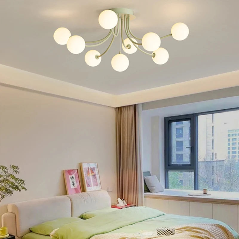 plafonnier led moderne romantique pour décoration intérieure - vue 4 sur 13